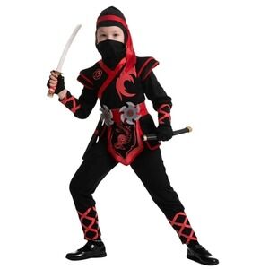 Spooktacular Creations Birdy Ninja‎ Costume Set Child Small Mask Sword